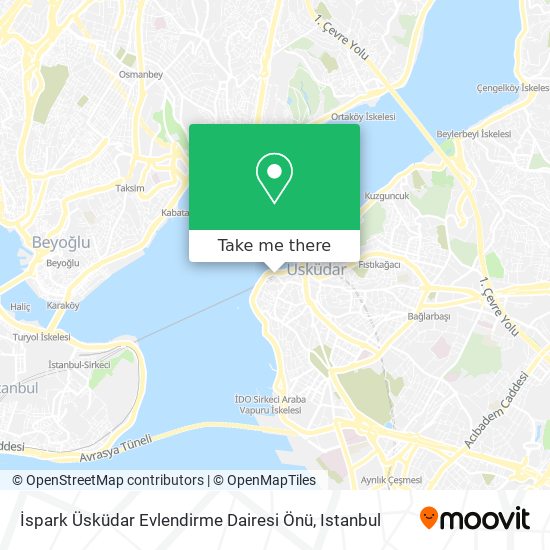 İspark Üsküdar Evlendirme Dairesi Önü map