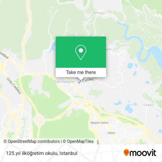 125.yıl ilköğretim okulu map