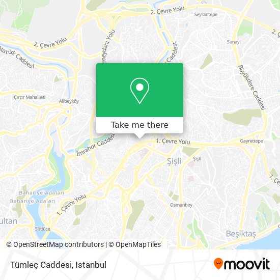 Tümleç Caddesi map