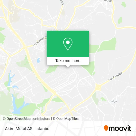 Akim Metal AS. map