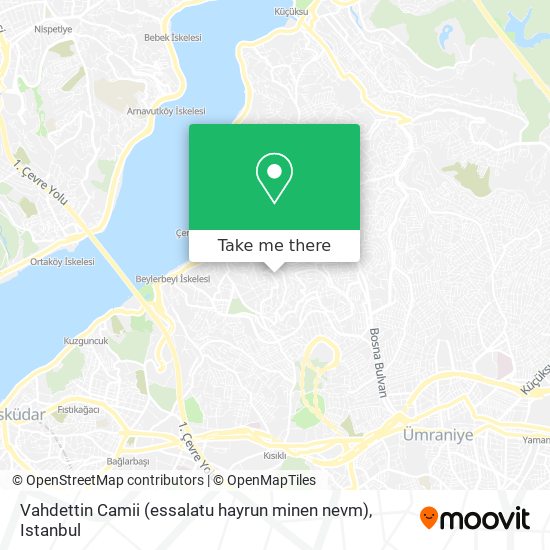 Vahdettin Camii (essalatu hayrun minen nevm) map