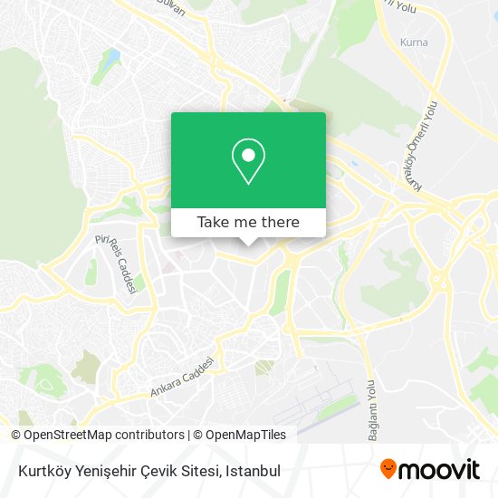 Kurtköy Yenişehir Çevik Sitesi map