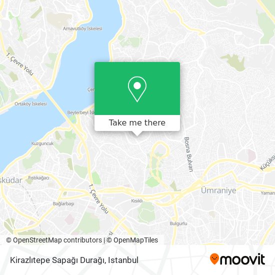 Kirazlıtepe Sapağı Durağı map