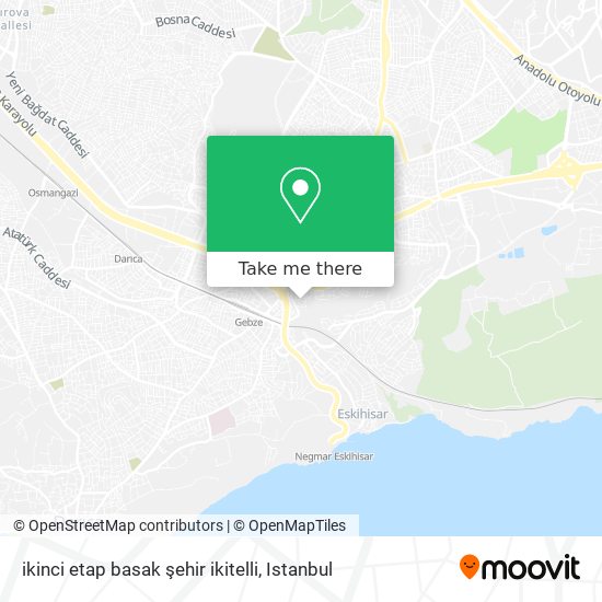 ikinci etap basak şehir ikitelli map