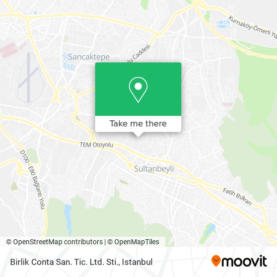 Birlik Conta San. Tic. Ltd. Sti. map