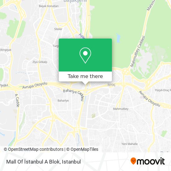 Mall Of İstanbul A Blok map