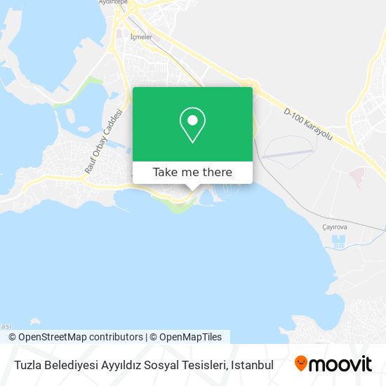 Tuzla Belediyesi Ayyıldız Sosyal Tesisleri map