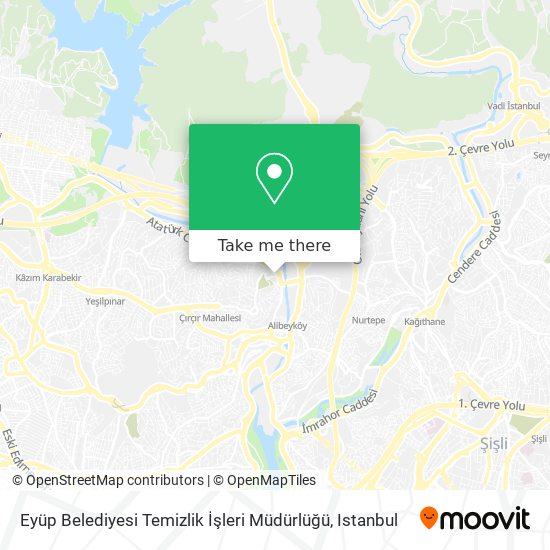 Eyüp Belediyesi Temizlik İşleri Müdürlüğü map