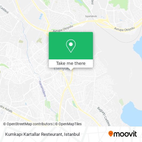 Kumkapı Kartallar Resteurant map