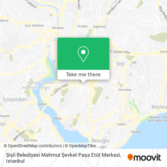 Şişli Belediyesi Mahmut Şevket Paşa Etüt Merkezi map