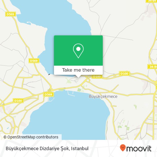 Büyükçekmece Dizdariye Şok map