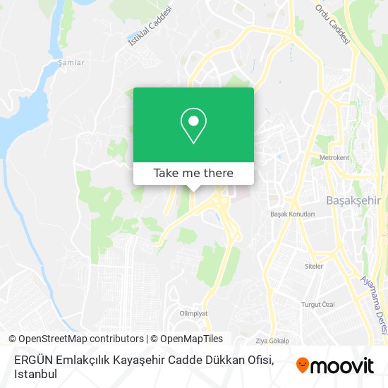 ERGÜN Emlakçılık Kayaşehir Cadde Dükkan Ofisi map