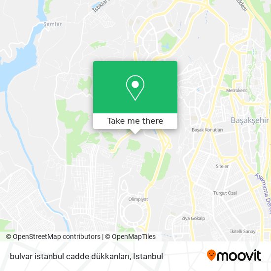 bulvar istanbul cadde dükkanları map