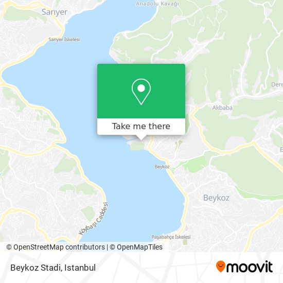 Beykoz Stadi map