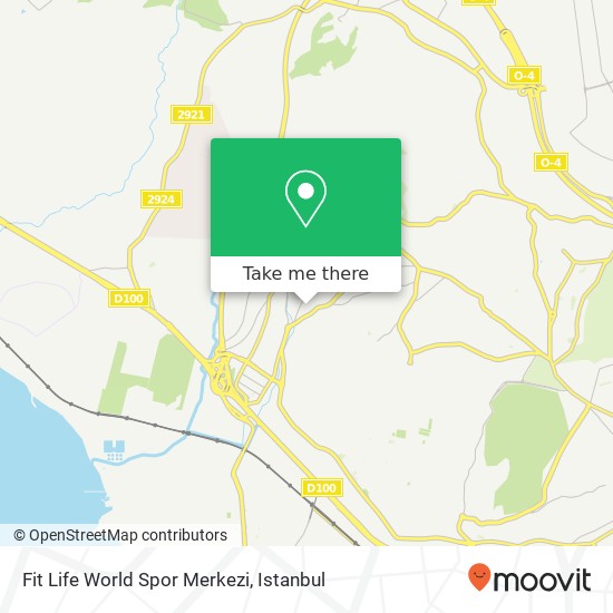 Fit Life World Spor Merkezi map