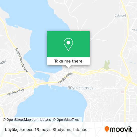 büyükçekmece 19 mayıs Stadyumu map