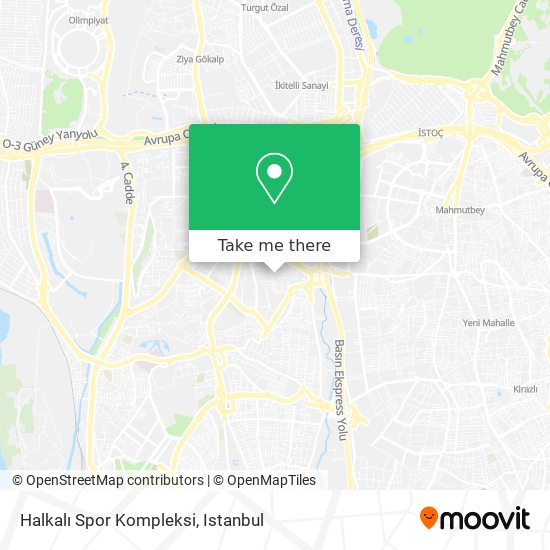 Halkalı Spor Kompleksi map