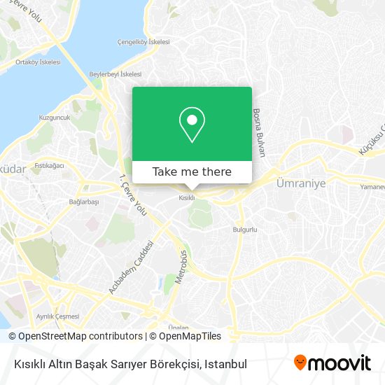 Kısıklı Altın Başak Sarıyer Börekçisi map