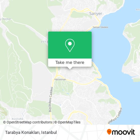 Tarabya Konakları map