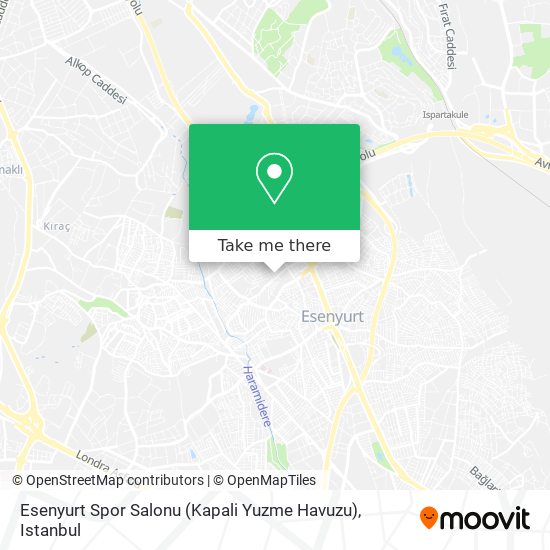 Esenyurt Spor Salonu (Kapali Yuzme Havuzu) map