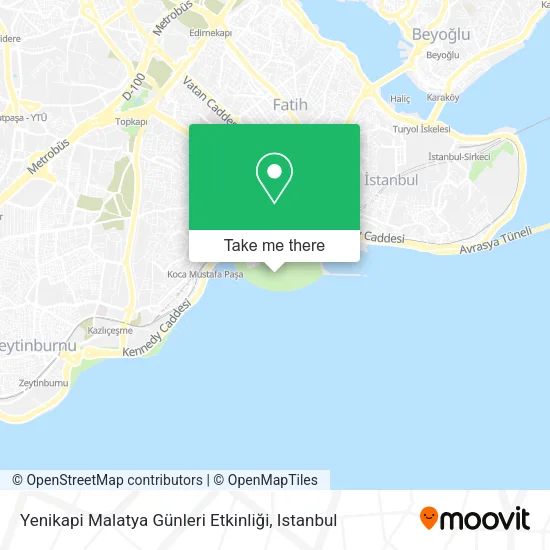 Yenikapi Malatya Günleri Etkinliği map