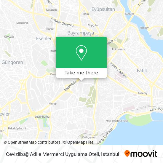 Cevizlibağ Adile Mermerci Uygulama Oteli map
