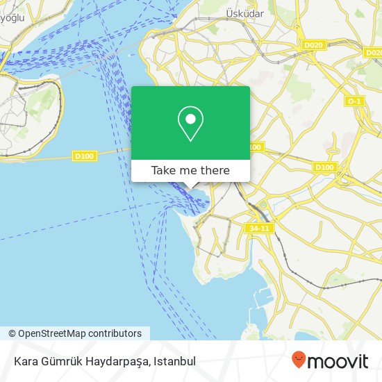 Kara Gümrük Haydarpaşa map