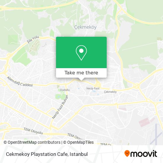 Cekmekoy Playstation Cafe map
