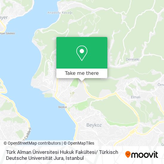 Türk Alman Üniversitesi Hukuk Fakültesi/ Türkisch Deutsche Universität Jura map