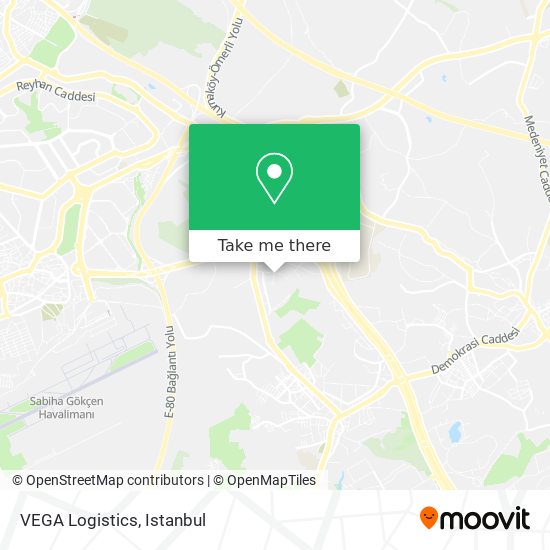 VEGA Logistics map