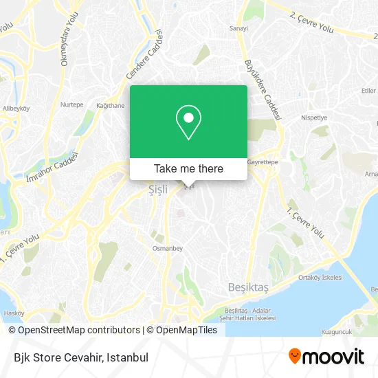 Bjk Store Cevahir map