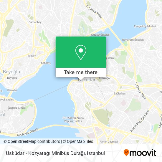 Üsküdar - Kozyatağı Minibüs Durağı map