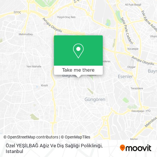 Özel YEŞİLBAĞ Ağiz Ve Diş Sağliği Polikliniği map