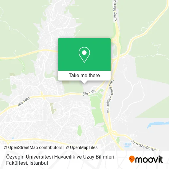 Özyeğin Üniversitesi Havacılık ve Uzay Bilimleri Fakültesi map