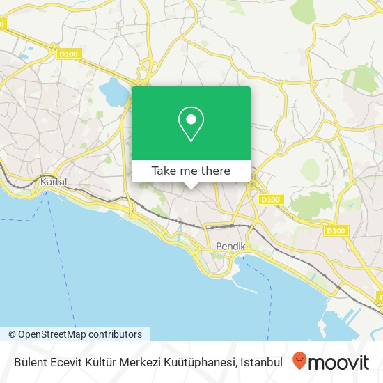 Bülent Ecevit Kültür Merkezi Kuütüphanesi map