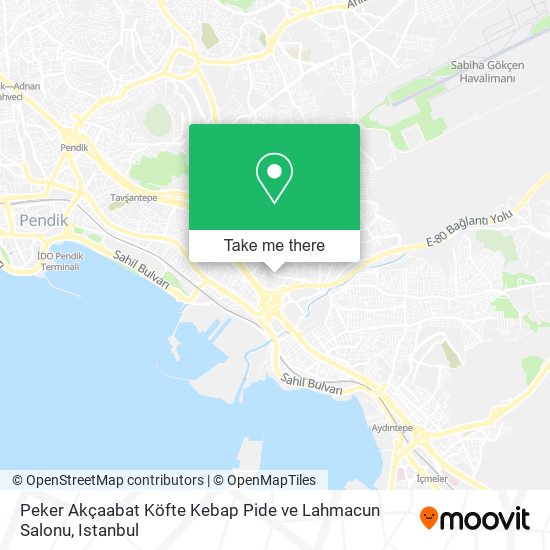 Peker Akçaabat Köfte Kebap Pide ve Lahmacun Salonu map