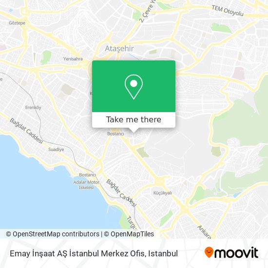 Emay İnşaat AŞ İstanbul Merkez Ofis map