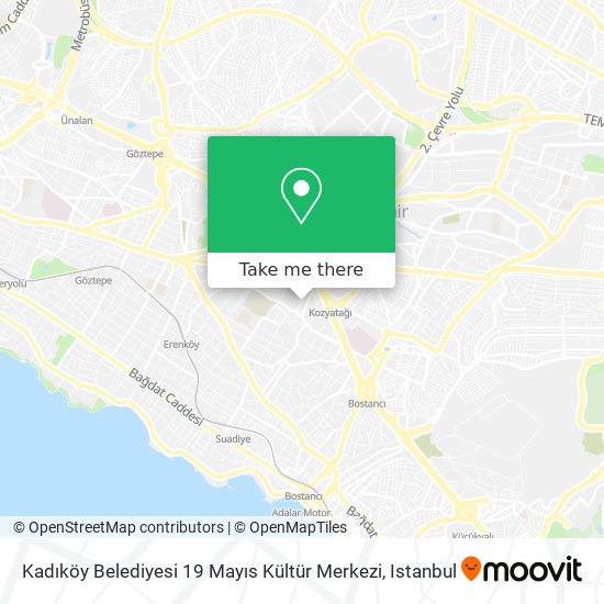 Kadıköy Belediyesi 19 Mayıs Kültür Merkezi map