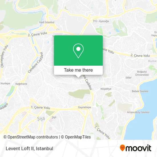 Levent Loft II map