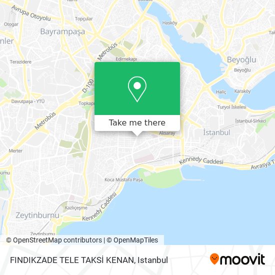 FINDIKZADE TELE TAKSİ KENAN map