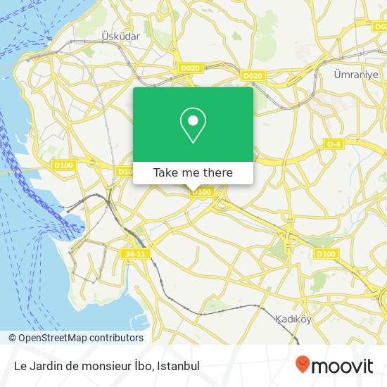 Le Jardin de monsieur İbo map