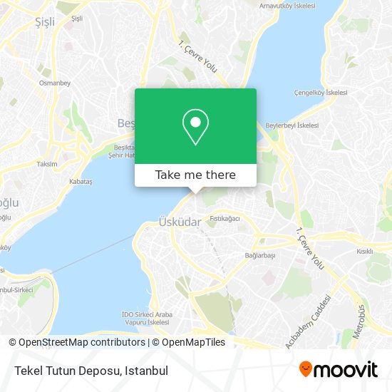 Tekel Tutun Deposu map