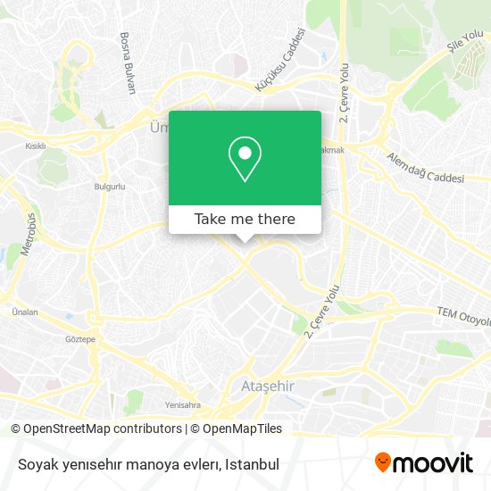 Soyak yenısehır manoya evlerı map