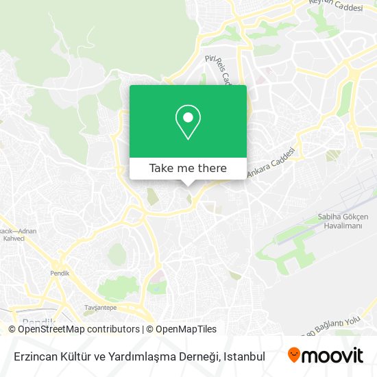 Erzincan Kültür ve Yardımlaşma Derneği map