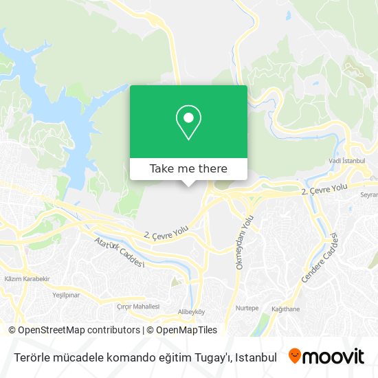 Terörle mücadele komando eğitim Tugay'ı map