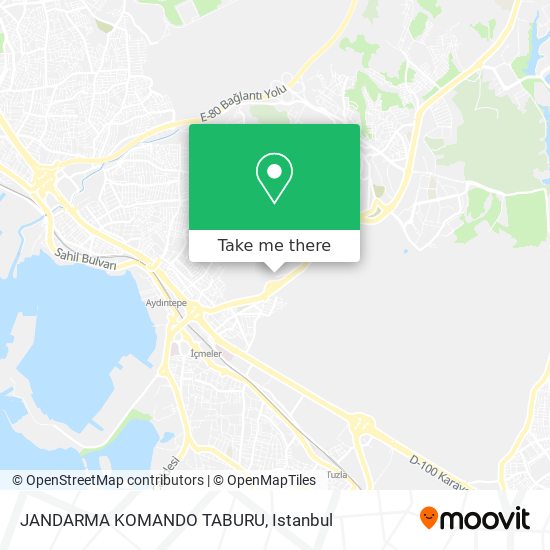 JANDARMA KOMANDO TABURU map