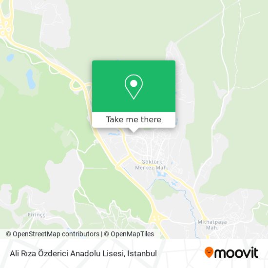 Ali Rıza Özderici Anadolu Lisesi map