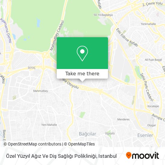 Özel Yüzyıl Ağız Ve Diş Sağlığı Polikliniği map