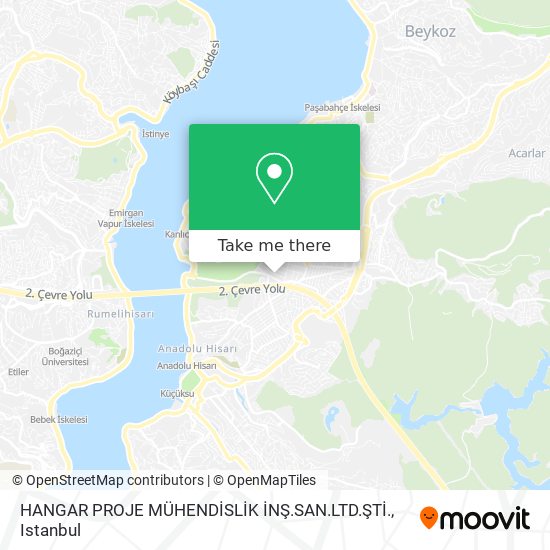 HANGAR PROJE MÜHENDİSLİK İNŞ.SAN.LTD.ŞTİ. map