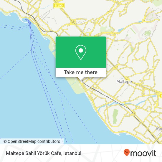 Maltepe Sahil Yörük Cafe map
